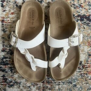 Kids White Sandals